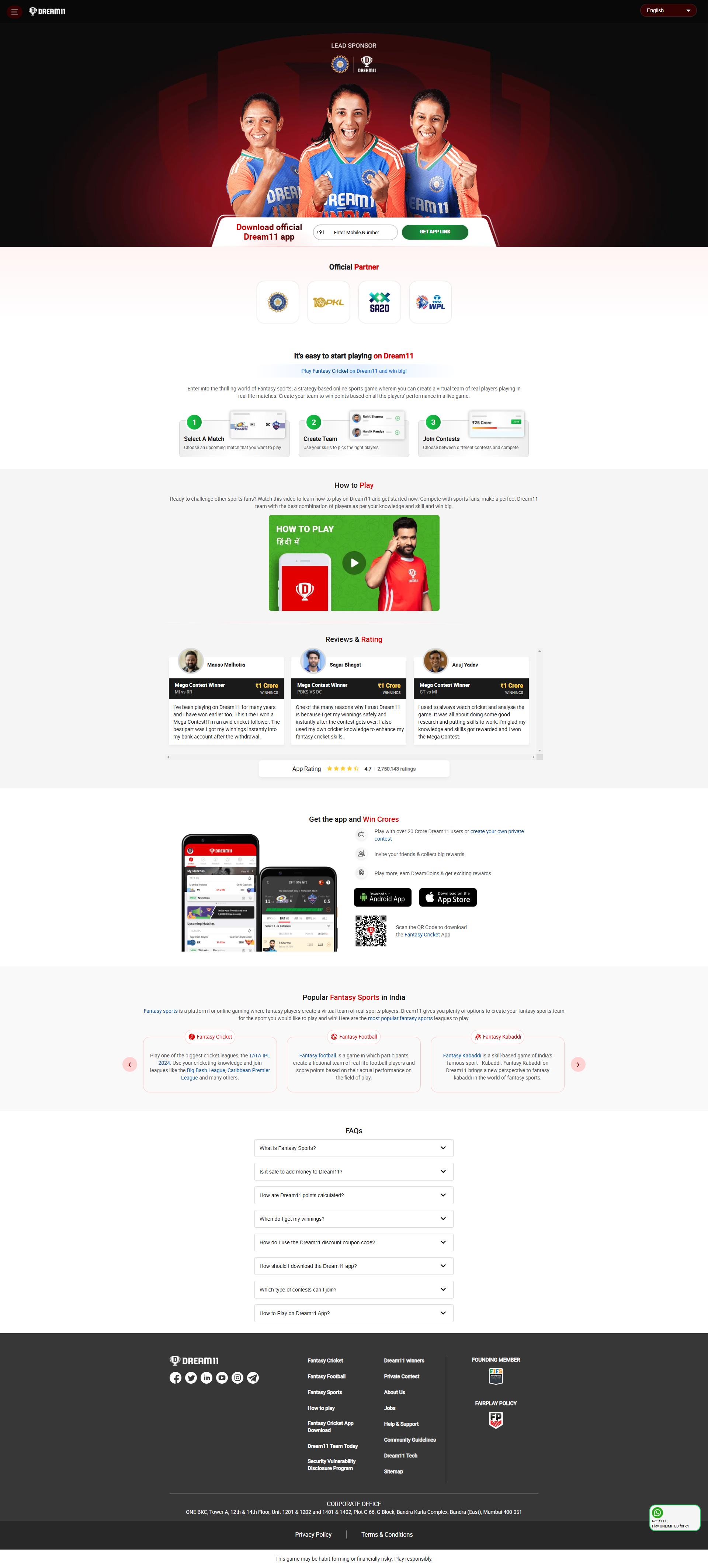 Website Layout